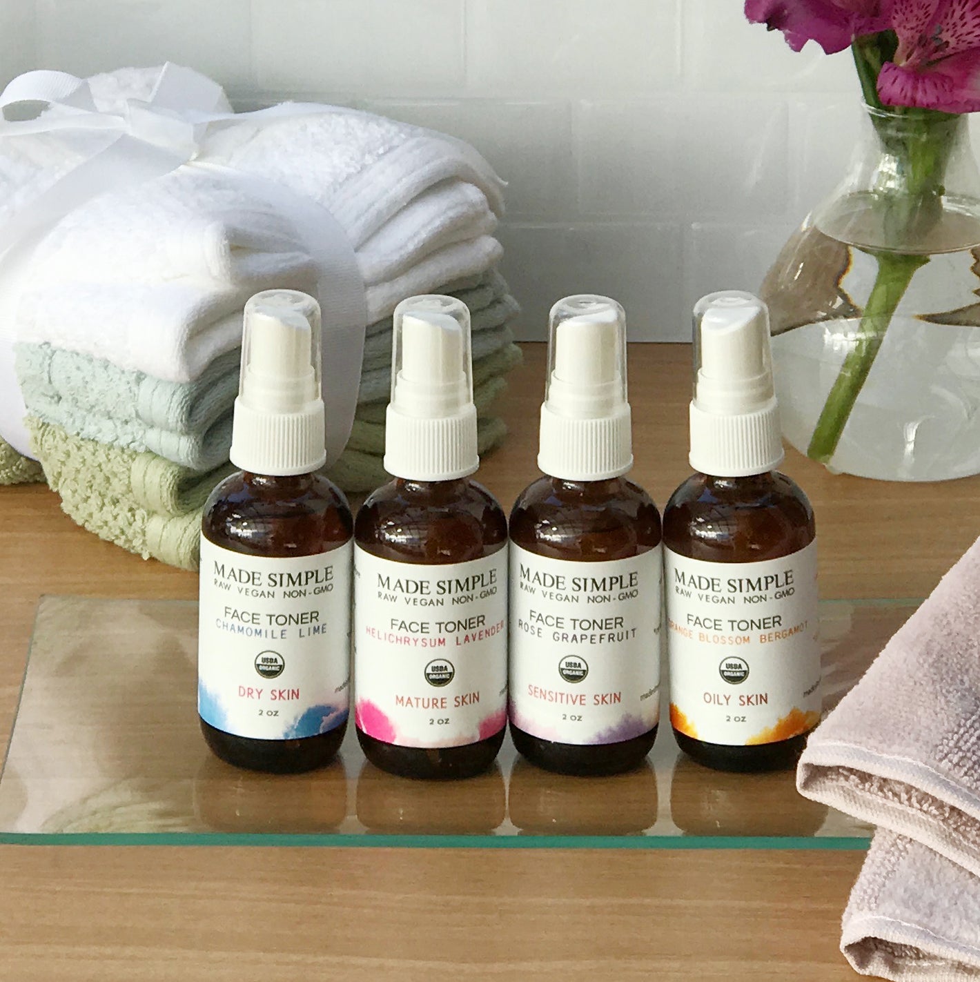 Helichrysum Lavender Face Toner - Certified Organic & Vegan