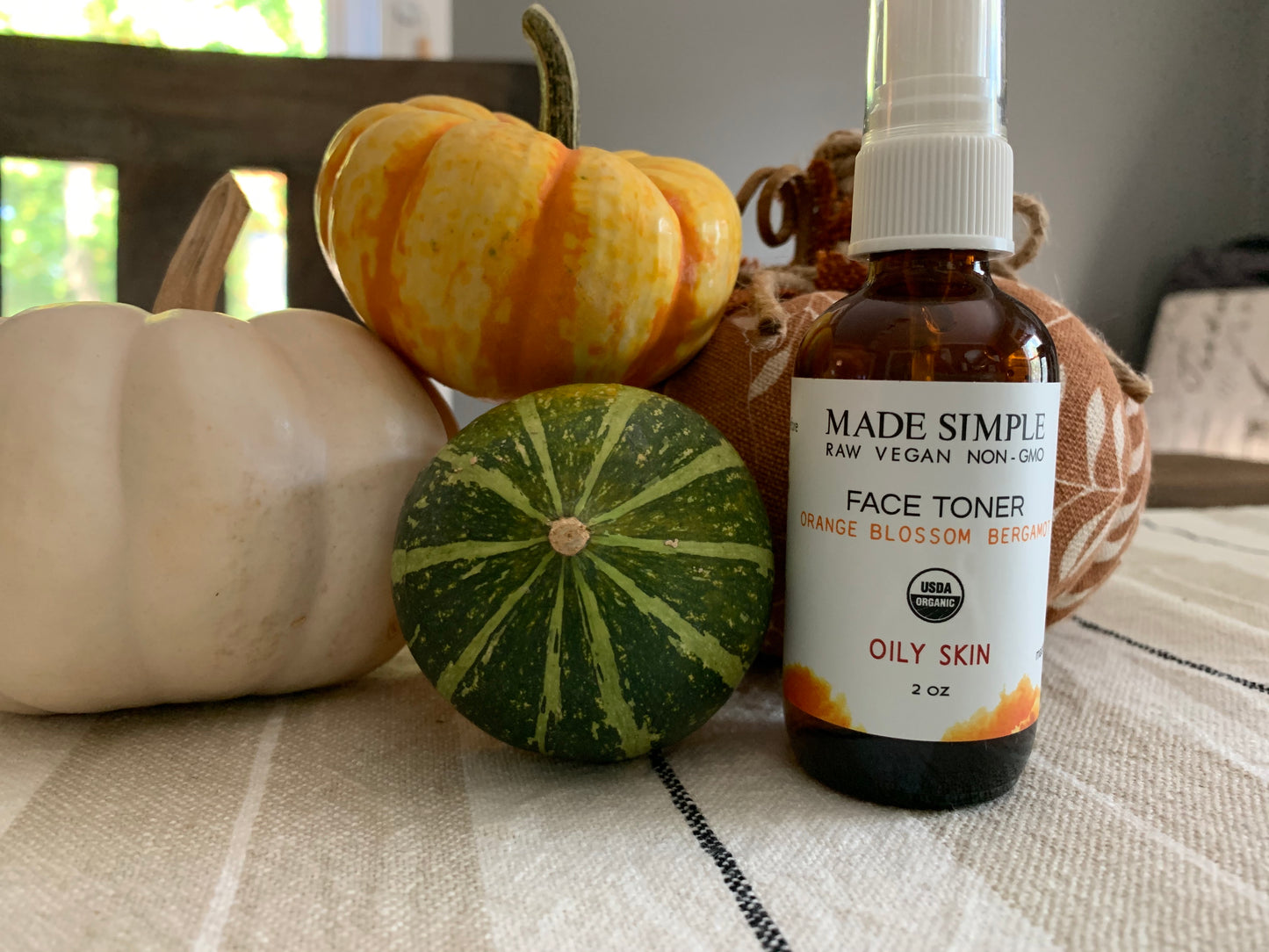 Orange Blossom Bergamot Face Toner - Certified Organic & Vegan