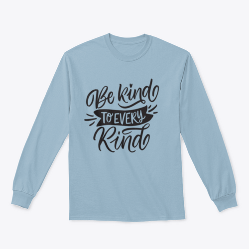 Vegan Lettering Quotes "Be Kind To Every Kind" For T-Shirt Print