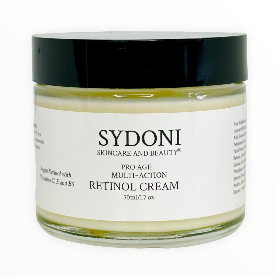 MULTI ACTION VEGAN RETINOL CREAM with SHEA BUTTER and VITAMIN B5 1.7