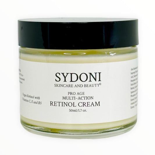 MULTI ACTION VEGAN RETINOL CREAM with SHEA BUTTER and VITAMIN B5 1.7