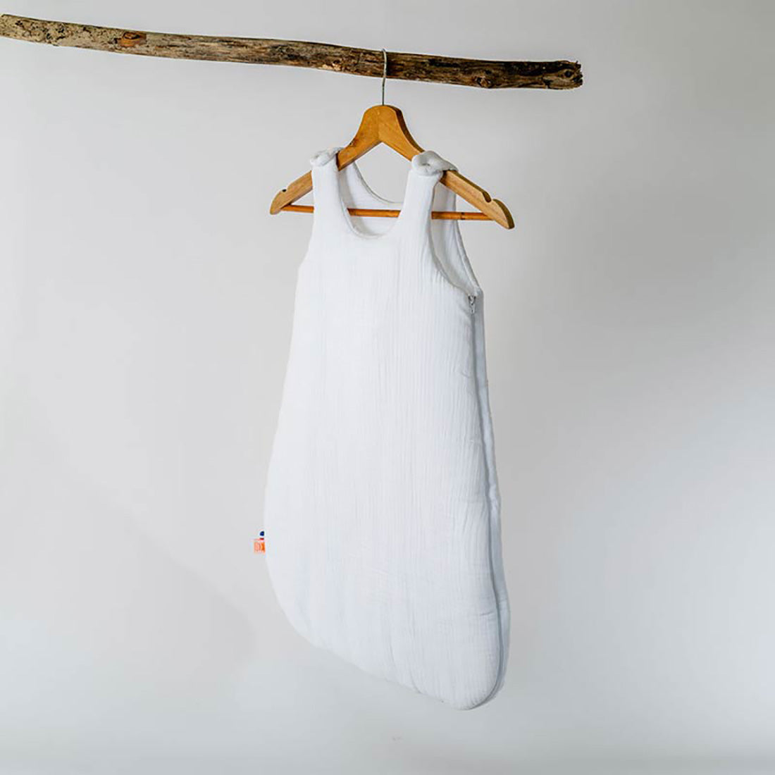 Organic Cotton Winter Sleeping Bag - White