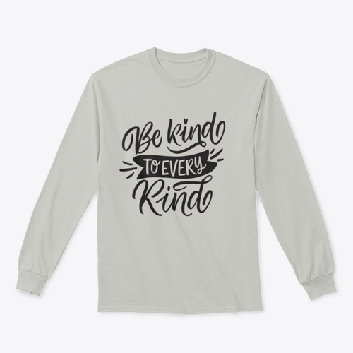 Vegan Lettering Quotes "Be Kind To Every Kind" For T-Shirt Print